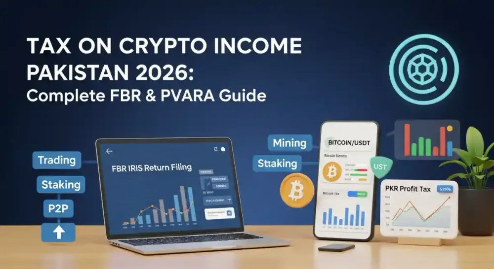 Taxation on Cryptocurrency Earnings for Freelancers in Pakistan 2026 (FBR Guide)