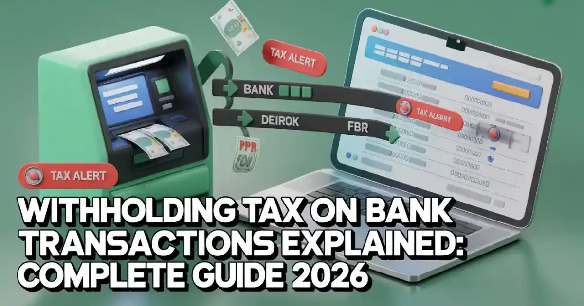 Dealing with Withheld Tax on Bank Transactions for Non-Filers (Pakistan 2026 Complete Guide)